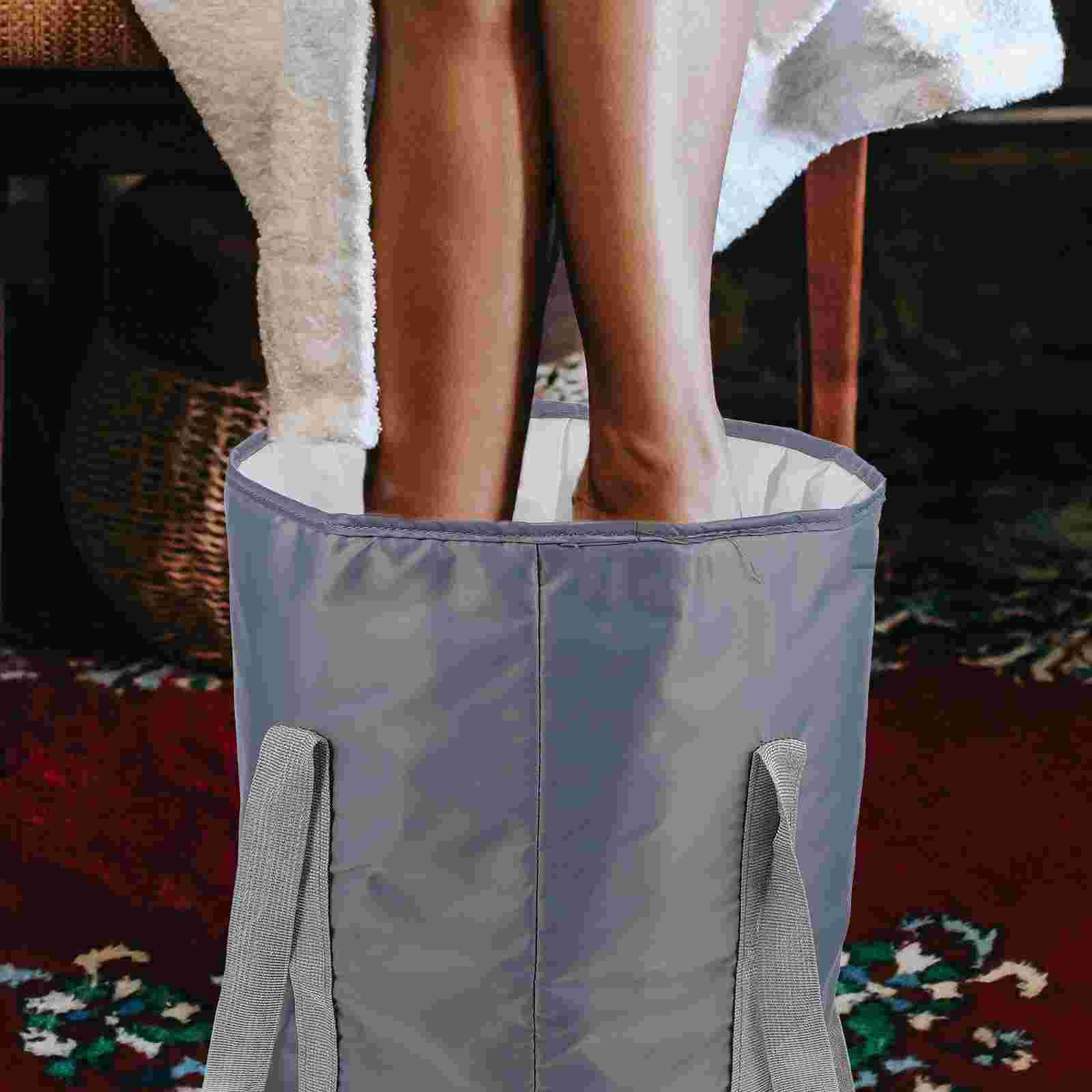 Durable Folding Soaking Bucket Travel Soaking Bucket Portable Soaking Bucket