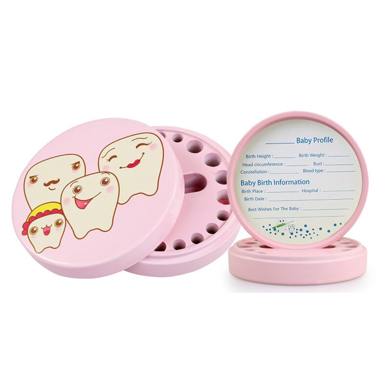 Cute Wood Baby Teeth Box Save MILK TEETH storage box for children boy girls great Childhood memory keepsake