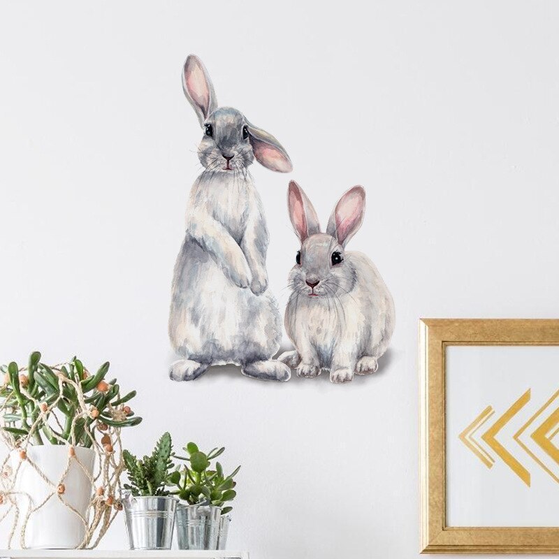 Mignon tête inclinée hibou autocollant mur pour enfants chambres Vinilos Paredes café tasse animaux chambre pvc affiches murale Art cuisine décor: FX-F01