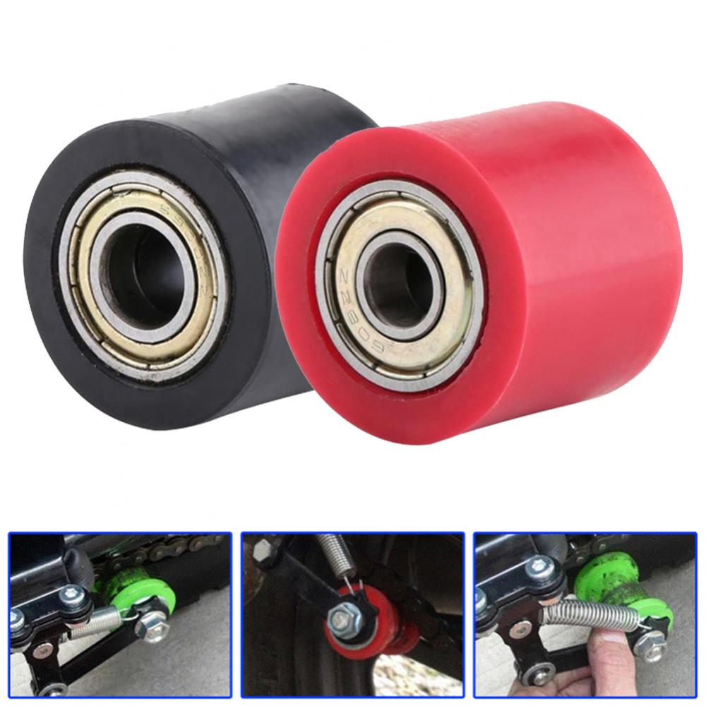 10mm Motorcycle Motocross ATV Chain Pulley Roller Slider Wheel Guide Tensioner