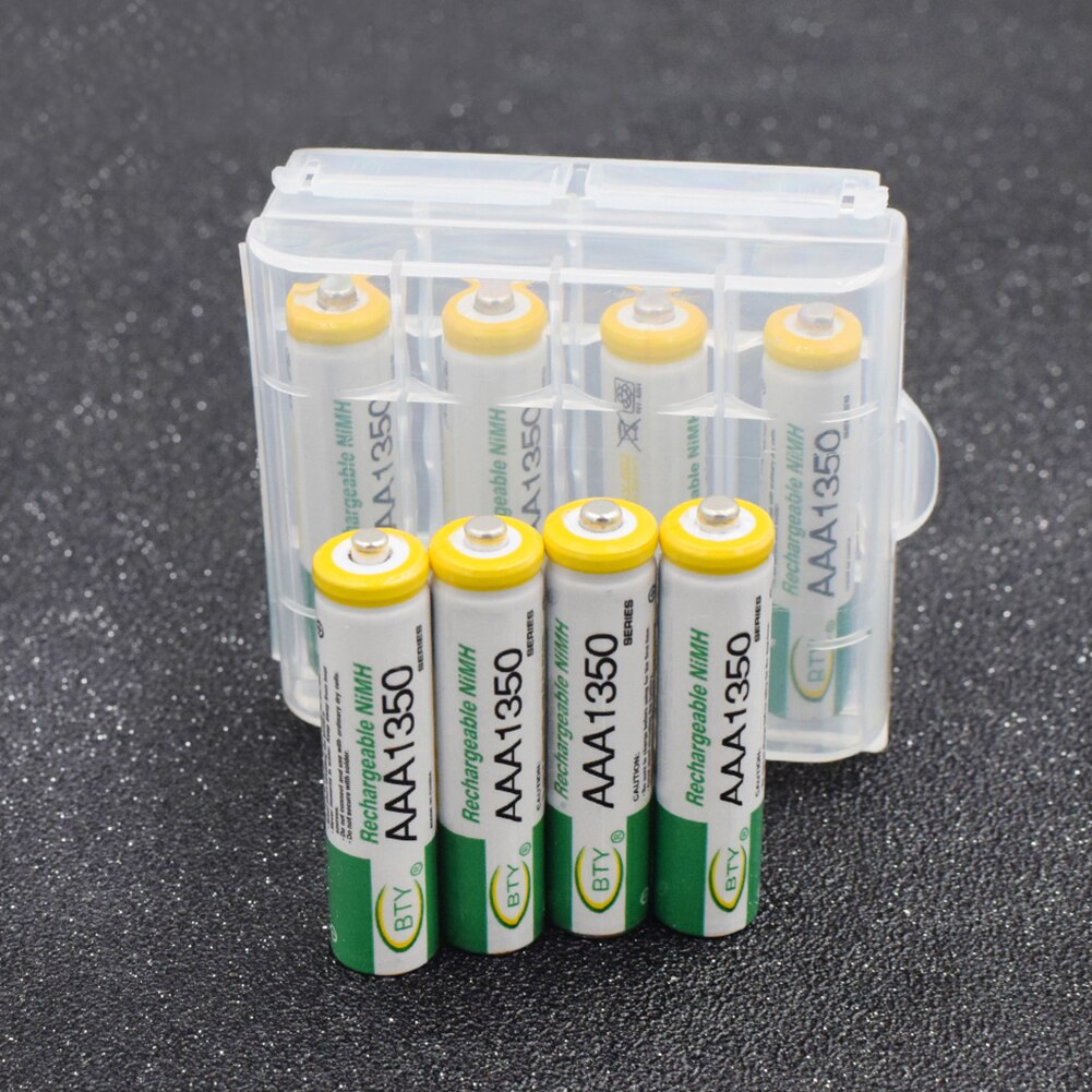 YCDC Rechargeable Ni-MH (Nickel Metal Hydride) Batteries AAA HR3 AM4 1350mAh Ni-MH Rechargeable Battery Multi-purpose Power: 16PCS