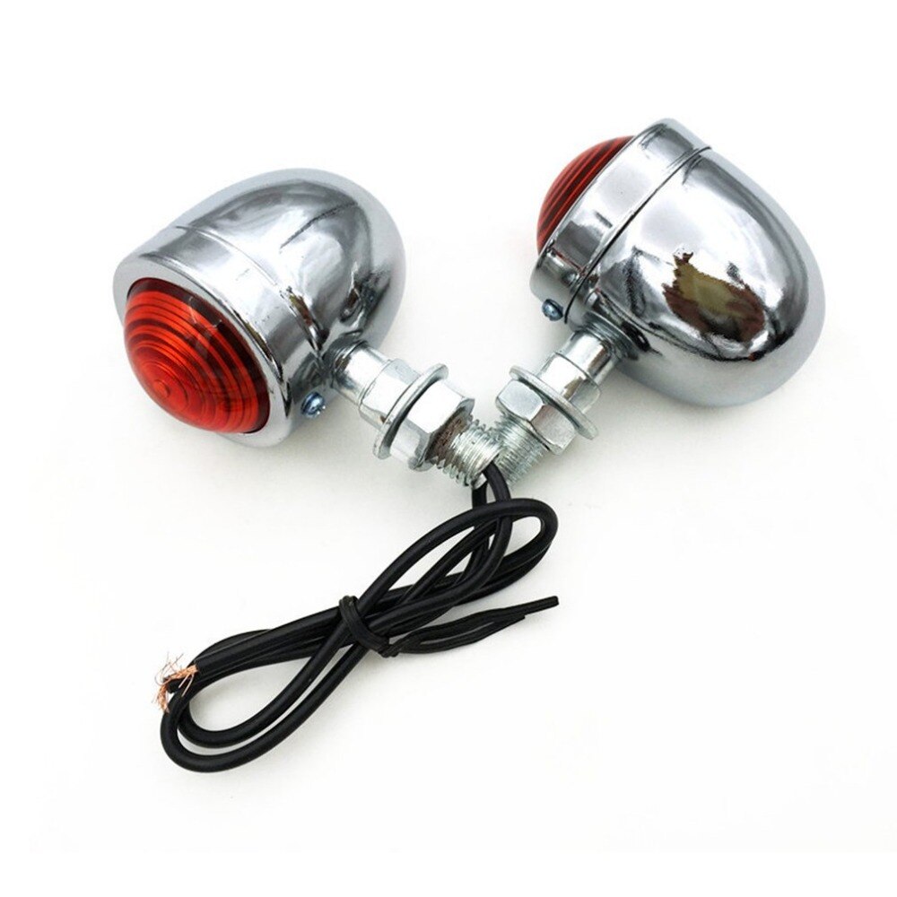 Universele Motorcycle AMBER & Black Mini Bullet LED Richtingaanwijzers Rem Running Lights Richtingaanwijzers Indicatoren