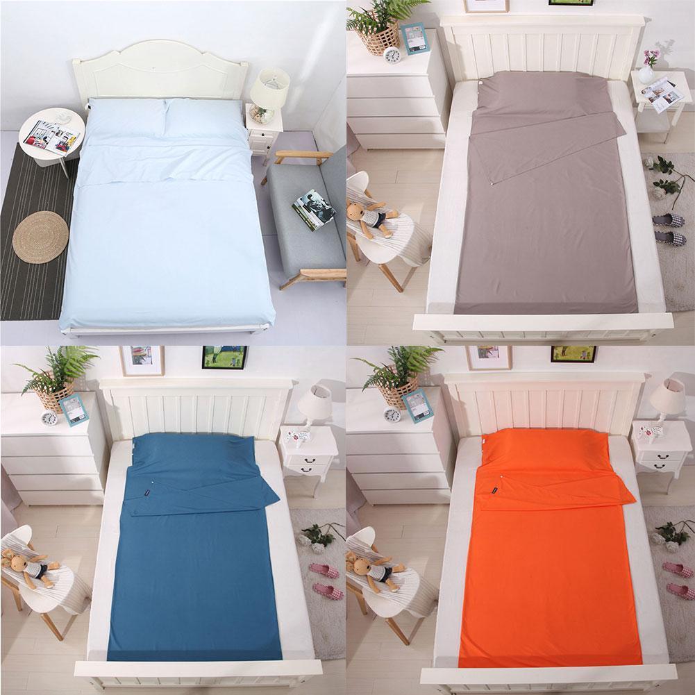 Ultra Light Sleeping Bag Double Stitches Portable Outdoor 75 Hotel * Sheet Travel Hiking Light Mattress 210cm Camping Q6F0