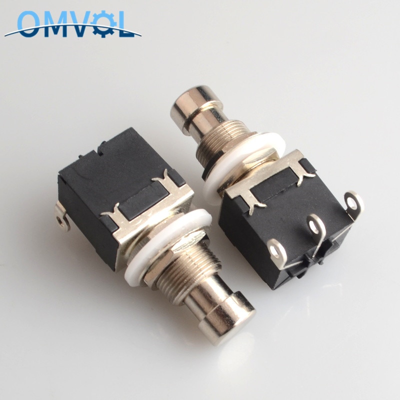 1PC Latching type maintained SPDT Guitar Effects Stompbox Foot Pedal Switch True Bypass guitar switch