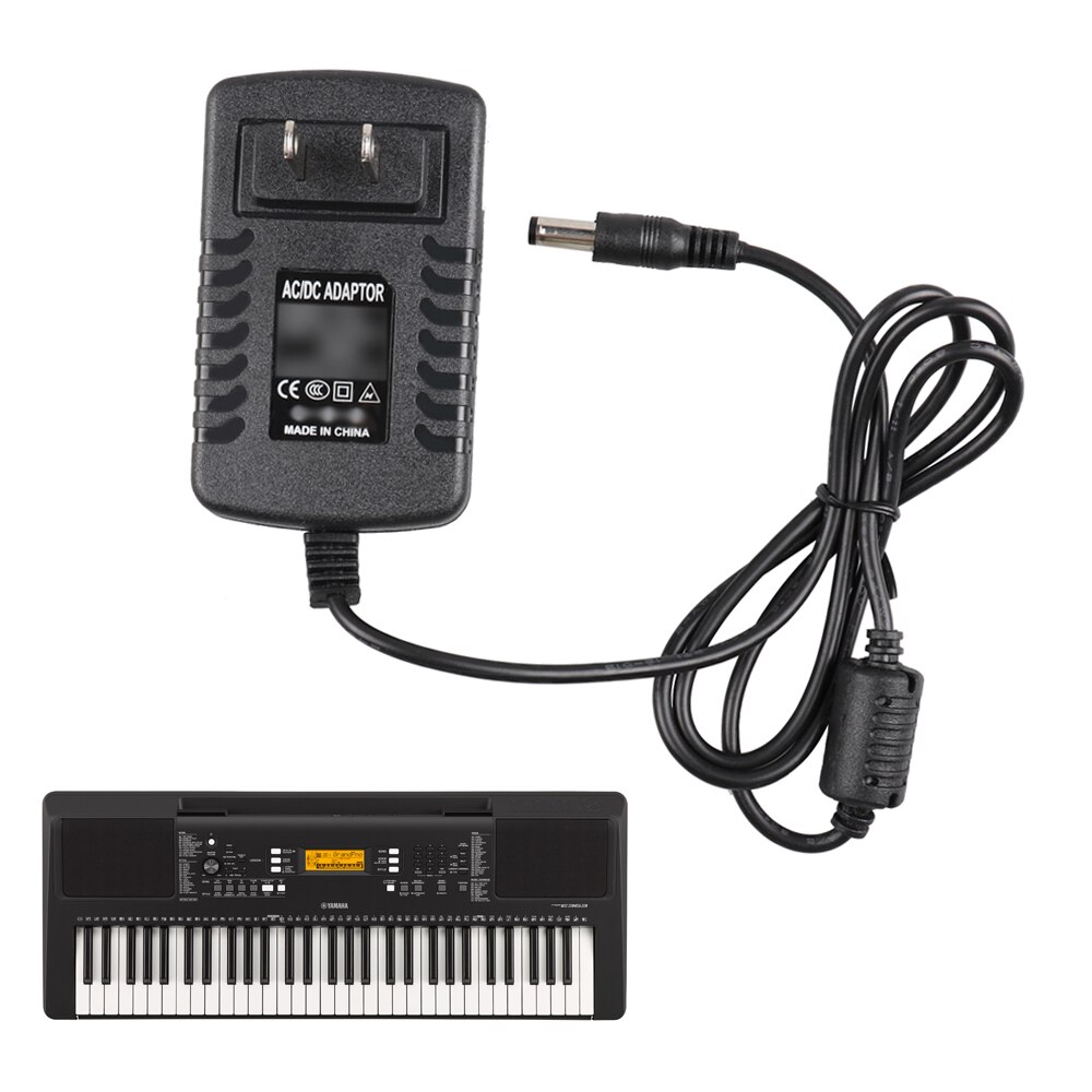 12V Music Keyboard Charger Power Supply Adapter Bl... – Grandado