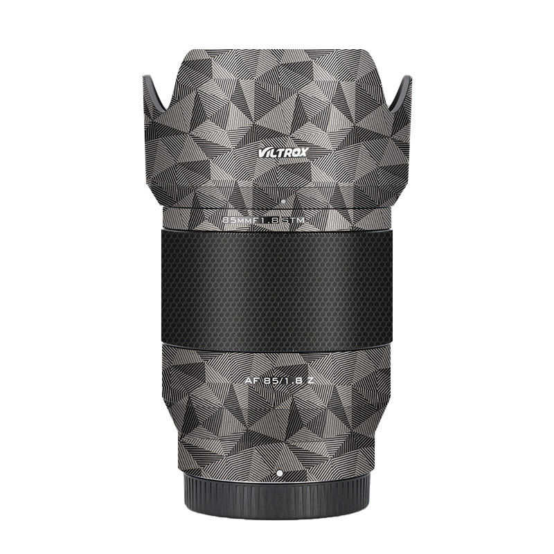 Viltrox AF85F1.8 Z naklejką na obiektyw do Viltrox AF 85mm F1.8 mocowanie obiektywu skórka kalkomania Premium okłady futerały ochronna folia: Nordic Titanium