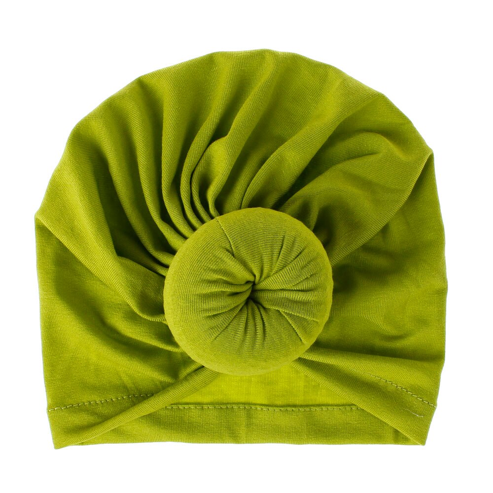18 kleuren babyhoedjes voor meisjes, strikjes, tulbandhoedjes, babyfotografie-accessoires, katoenen kindermutsjes, babymutsjes en kinderhoedjes.: N