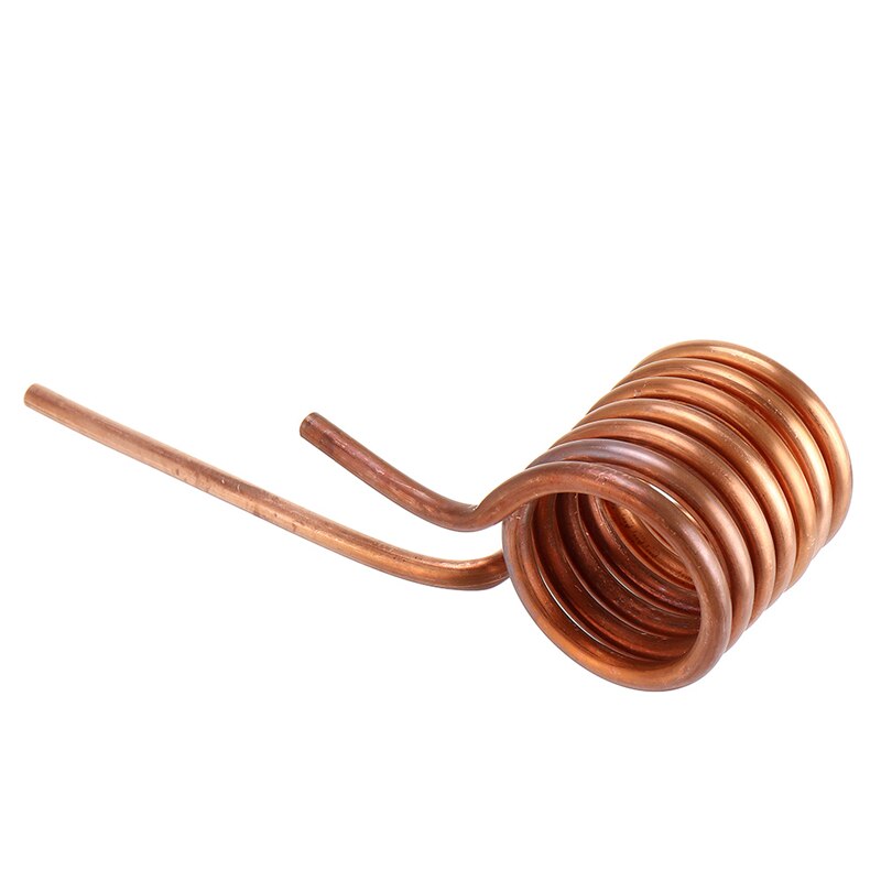 Induction Heating Coil Induction Heating Copper Tube 6mm Quenched Tapless Heating Head DIY ZVS Coil