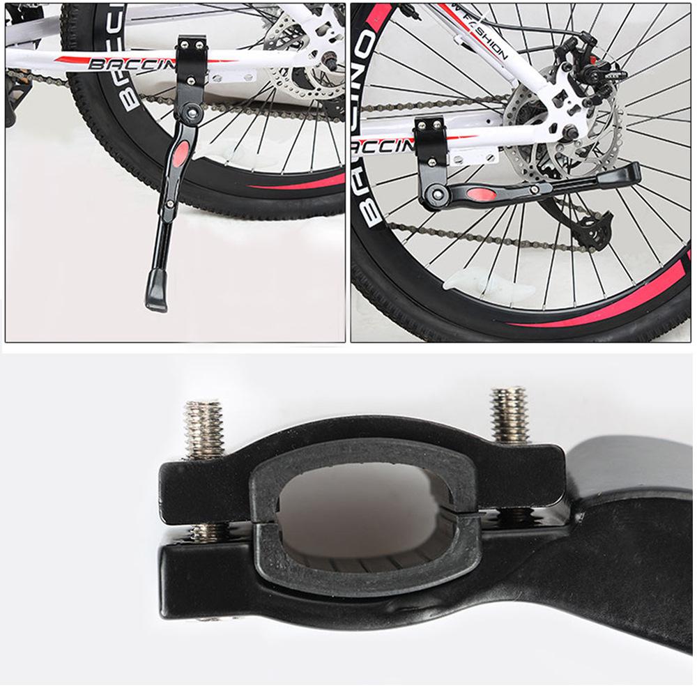 Pata de cabra para bicicleta de montaña y carretera, estante de estacionamiento, soporte trasero lateral ajustable, 24/26/27, 5/29 pulgadas