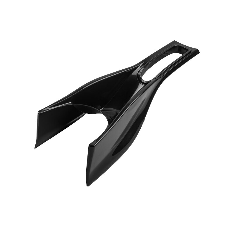 Caja de almacenamiento para reposabrazos Central de coche, contenedor de fibra de carbono, funda organizadora de guantes para Smart fortwo 453: Negro