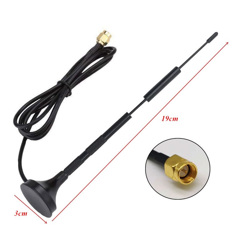 2.4G 5.8GHz dwupasmowa antena 7dBi SMA męnarty router antena 5ghz 1.5M/3M RG174 przedłużacz robić modemu antenowego Huawei