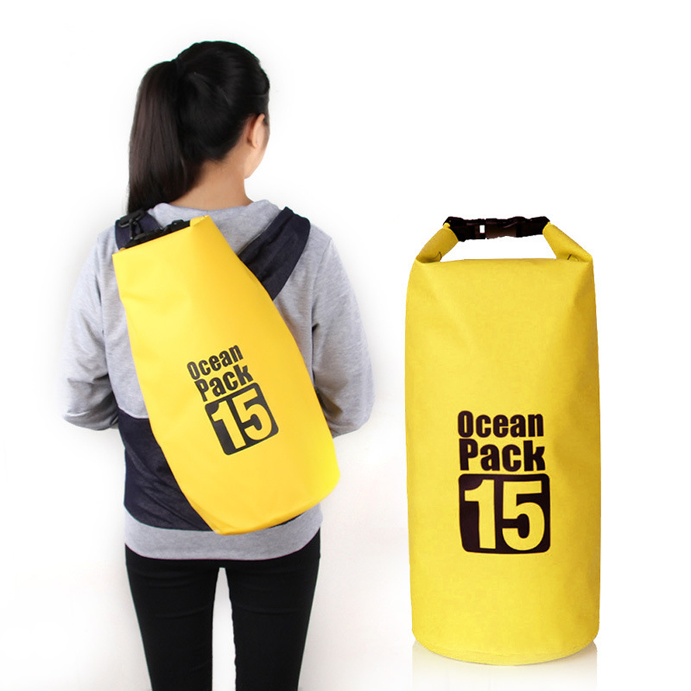 2L-30L PVC Waterproof Dry Bag Sack for Canoe Floating Boating Kayaking Camping Water Resistance