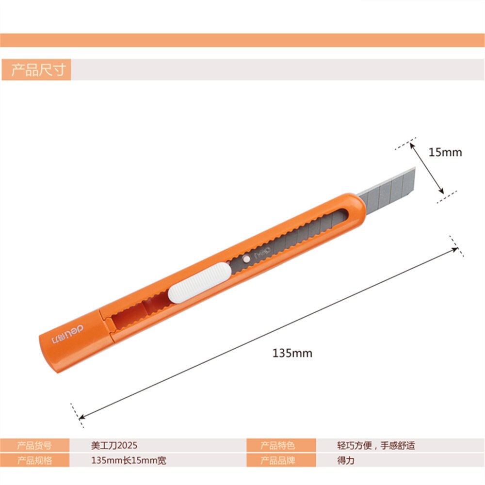 4 stuks zinklegering stanleymes papiersnijder scheermesjes school- en kantoorbenodigdheden