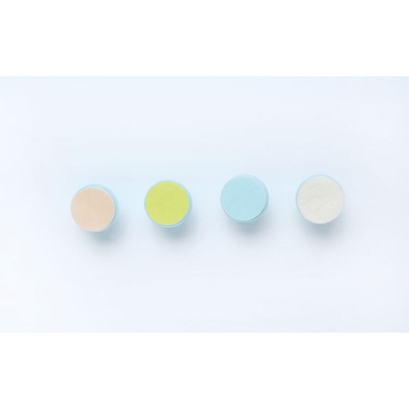 Cabezal de corte de uñas eléctrico para bebés de 4 uds, repuesto para manicura de uñas segura para niños, esponja de arena para pulido U50F