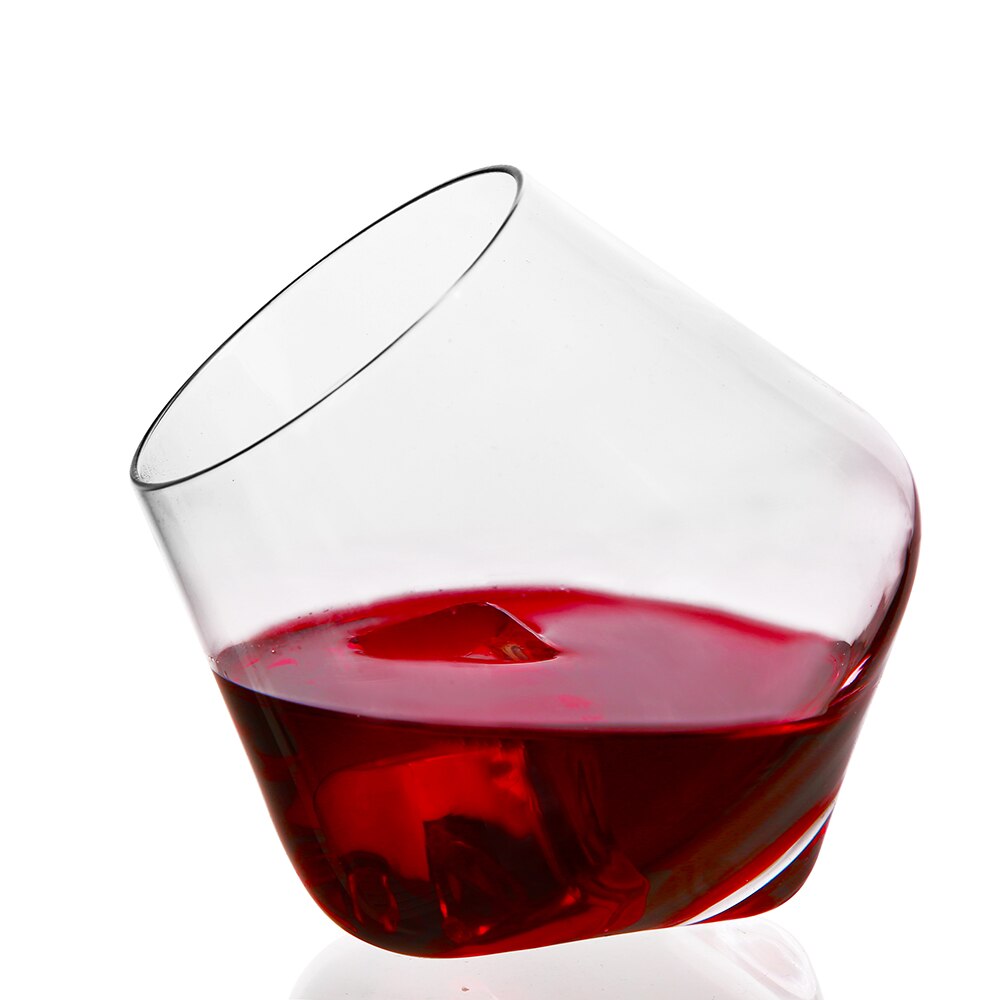 Krystall whiskyglas ultraklar snurreplate vin karaffel hurtig epacket vin burgunder whisky øl drikker hjemmebar fest 300ml