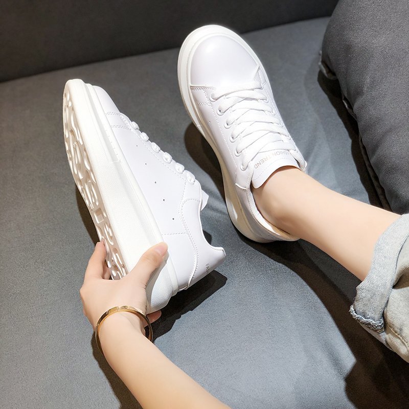 Kobiety Sneakers 2020 nowy Dropshipping kobiety buty platformy wysokie obcasy buty wulkanizowane trenerzy buty dla taty mieszkania Zapatos De Mujer
