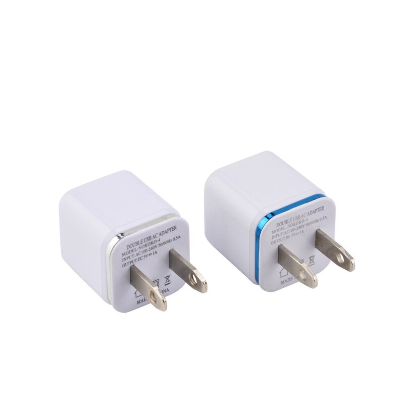 20Pcs Universal 5W Usb Wall Charger Adapter Eu Us Plug Travel Ac Power Charger Opladen Voor iphone Samsung Huawei
