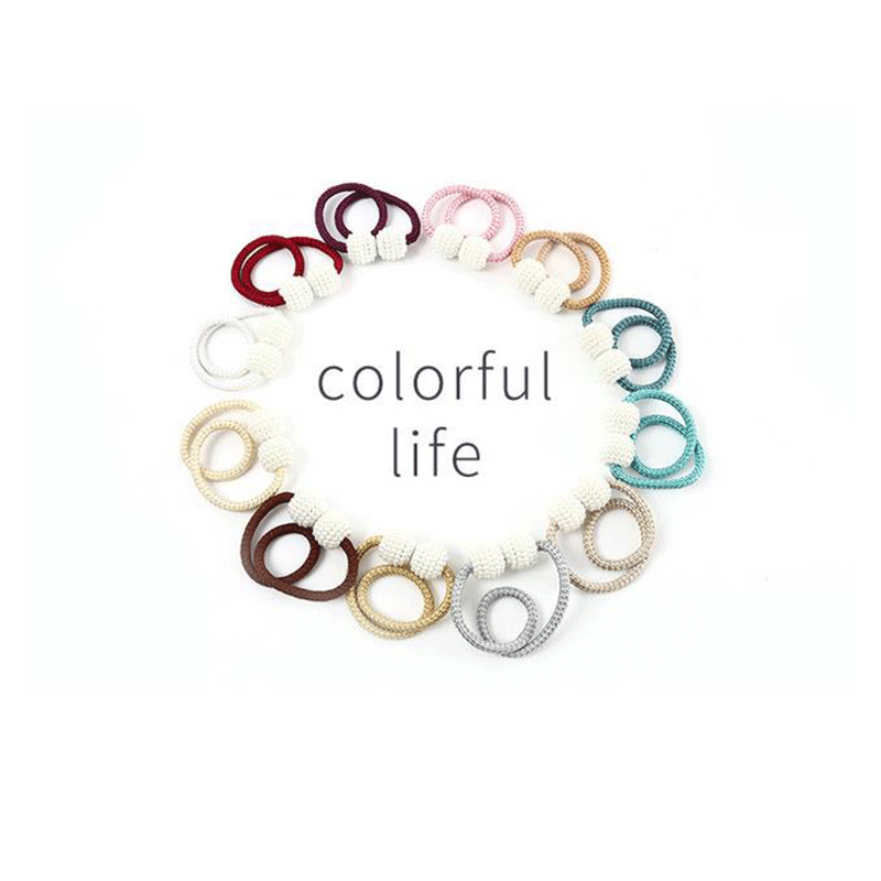 1/2PCS Magnetic Curtain Clip Curtain Holders Pompom Tieback Buckle Hanging Ball Buckle Curtain Tie Back Accessories Home Decors