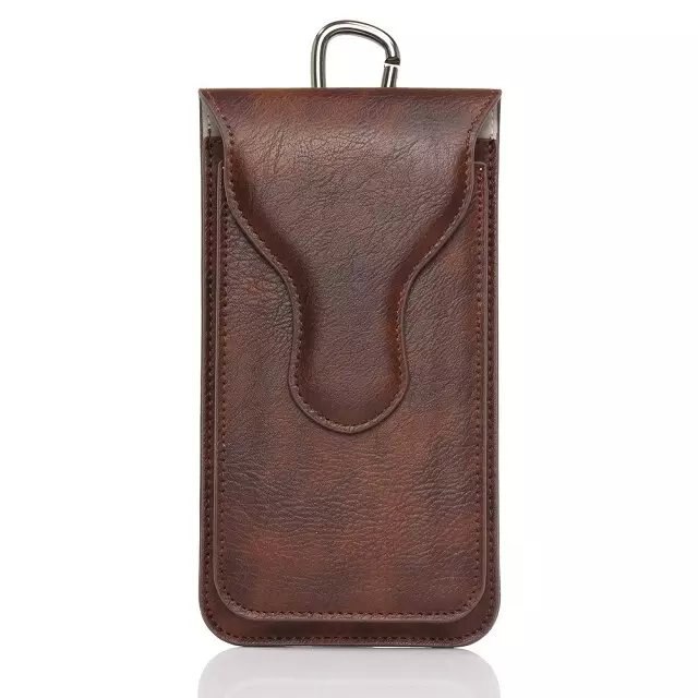 Dual Pouch Hook Loop Waist Belt Leather Phone Case For Asus ROG Phone,Zenfone Max Pro M1 M2 ZB601KL,Zenfone 5 5Z 4 Max Pro 3 5 6