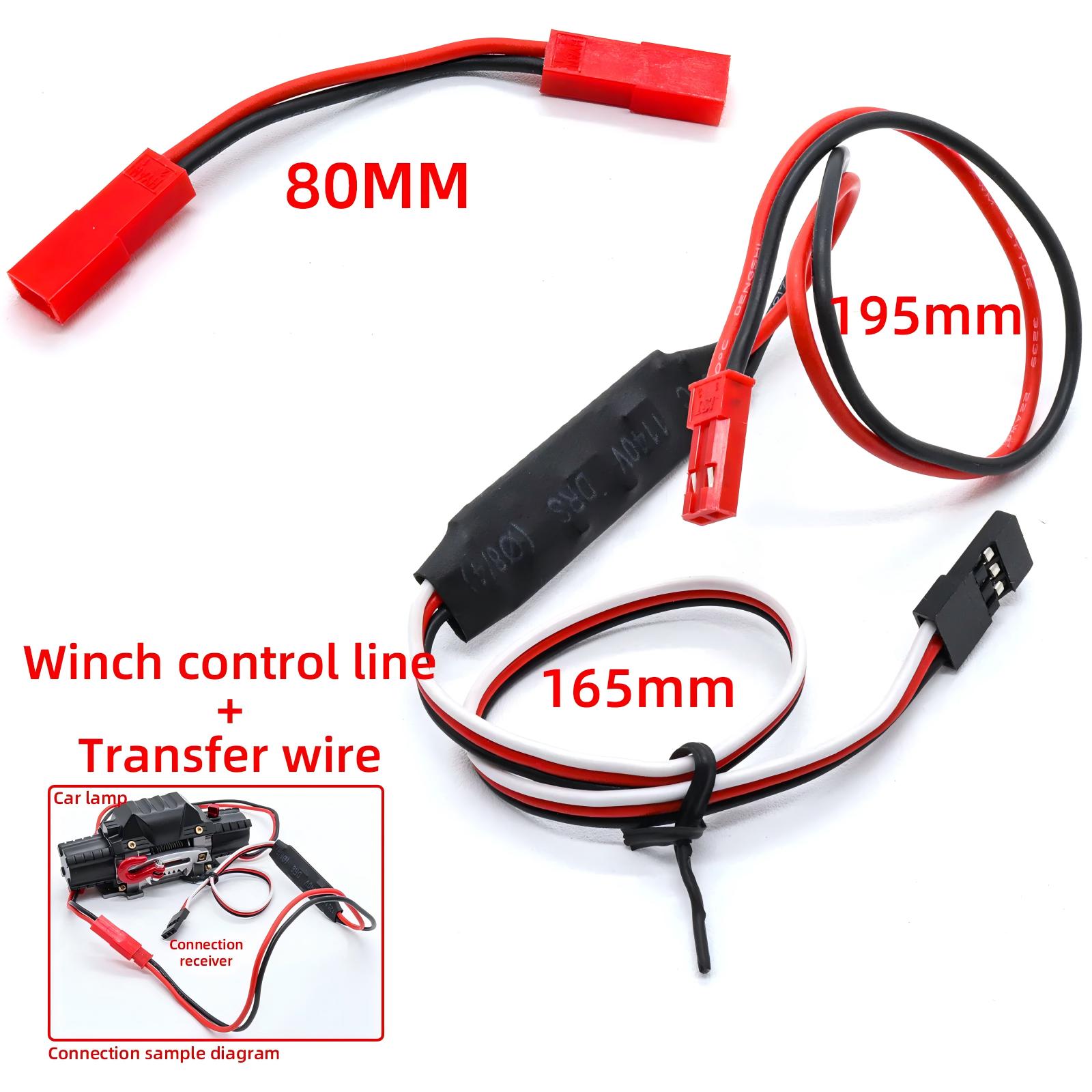 RC Metalen Lier Afstandsbediening Simulatie Trek Speelgoed Model Lier voor 1/10 RC Crawler Auto Axiale SCX10 90046 TRX4 Redcat Decoratieve P: Paars
