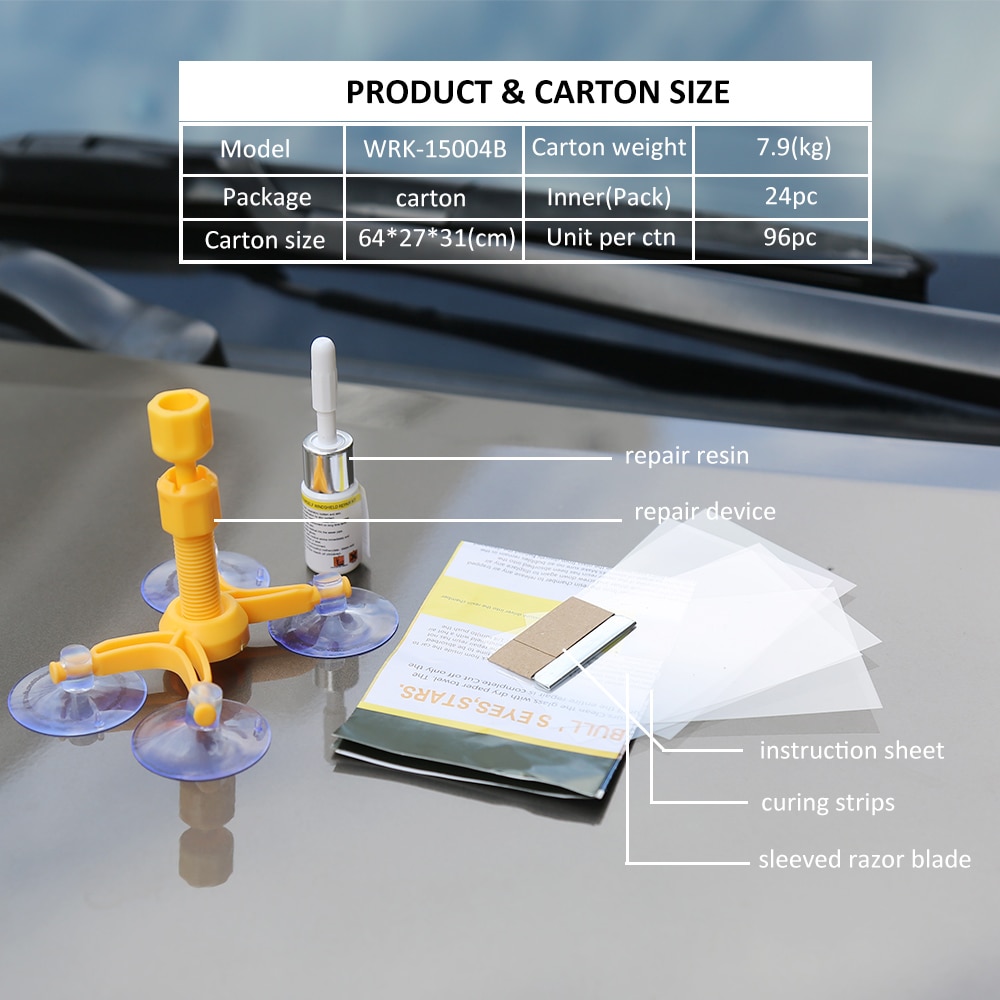 Windshield Repair Kits DIY Car Window Repair Tools Glass Scratch Windscreen Crack Restore Window Car glass repair kit