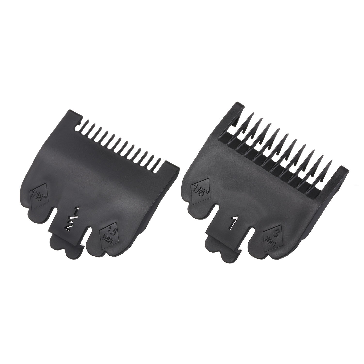 Conjunto de Peine de guía de corte, herramienta de peluquería de 1,5mm y 3mm, conjunto de Peine de límite colorido, Compatible con cortadora de pelo eléctrica WAHL, Uds.