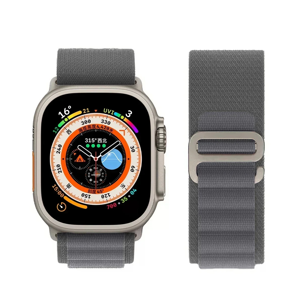 Alpine loop Strap for Apple watch Ultra 2 Band 46mm 40mm 45mm 41mm 38mm 42mm 49mm bracelet iWatch series 10 9 8 7 6 5 4 se Bands