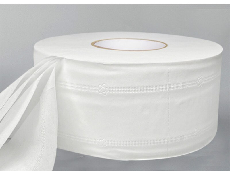 Large Roll 4 Layers Toilet Paper Hotel Kitchen Paper Native Wood Soft Strong Absorption Thick Safe Healthy