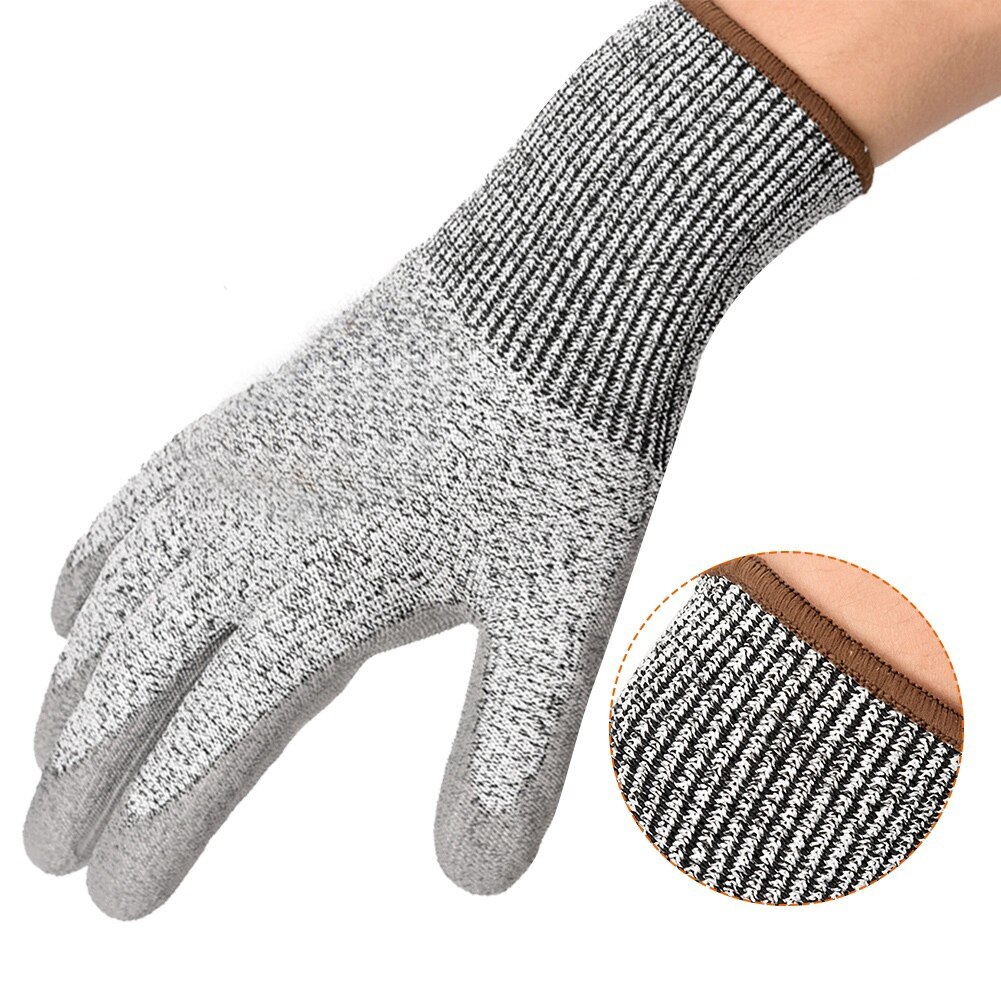 Level 5 Cut Resistant Labor Protection Work Gloves Wear Resistant Anti-slip Safety Gloves Anti-slip pattern