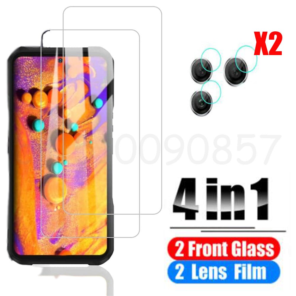 3 in 1 Glass For Doogee V20 Dual 5G Tempered Glass Camera Lens Protective Film For Doogee V20 Screen Protector