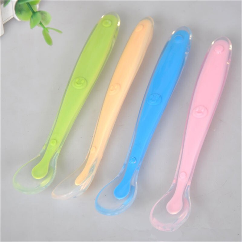 Baby Spoon Tableware Fork Set Utensil Safety Dinnerware Infant Solid Feeding Flatware For Baby Feeding Spoons