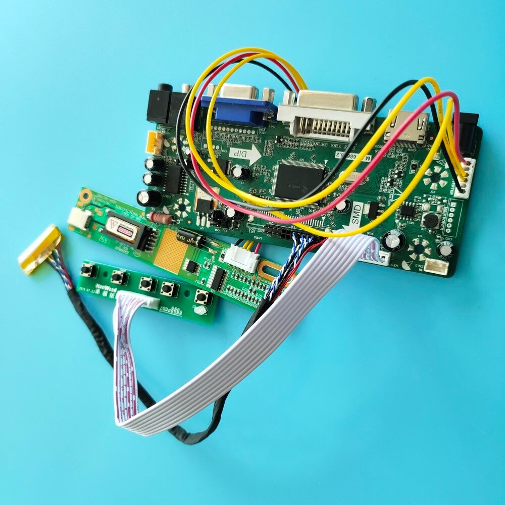 kit for LP150X08 TL A3 30pin 1024x768 Controller Board moitor HDMI+DVI+VGA M.NT68676 Display panel LCD Audio