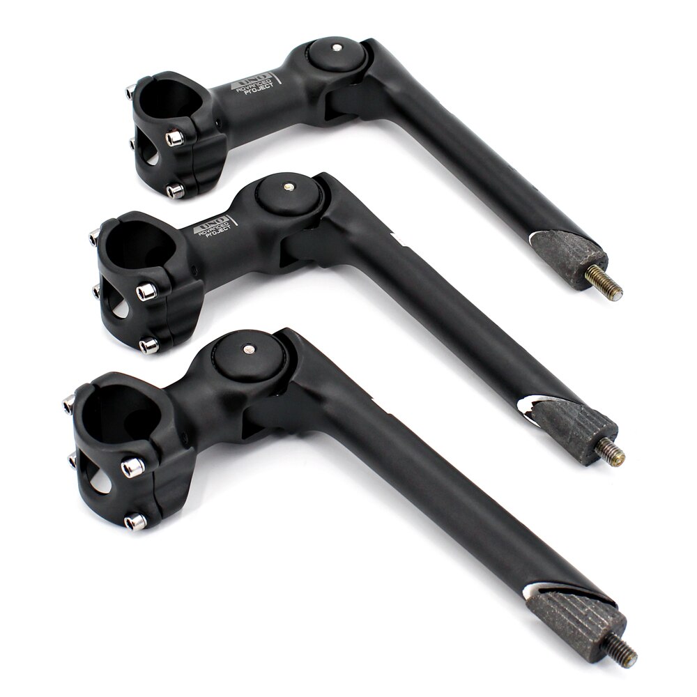 UNO Adjustable 60 Degree Bicycle Stem 31.8 Handlebar Stem Riser Front Fork Stem Aluminum Alloy With Quill 180mm Stems Adjustable