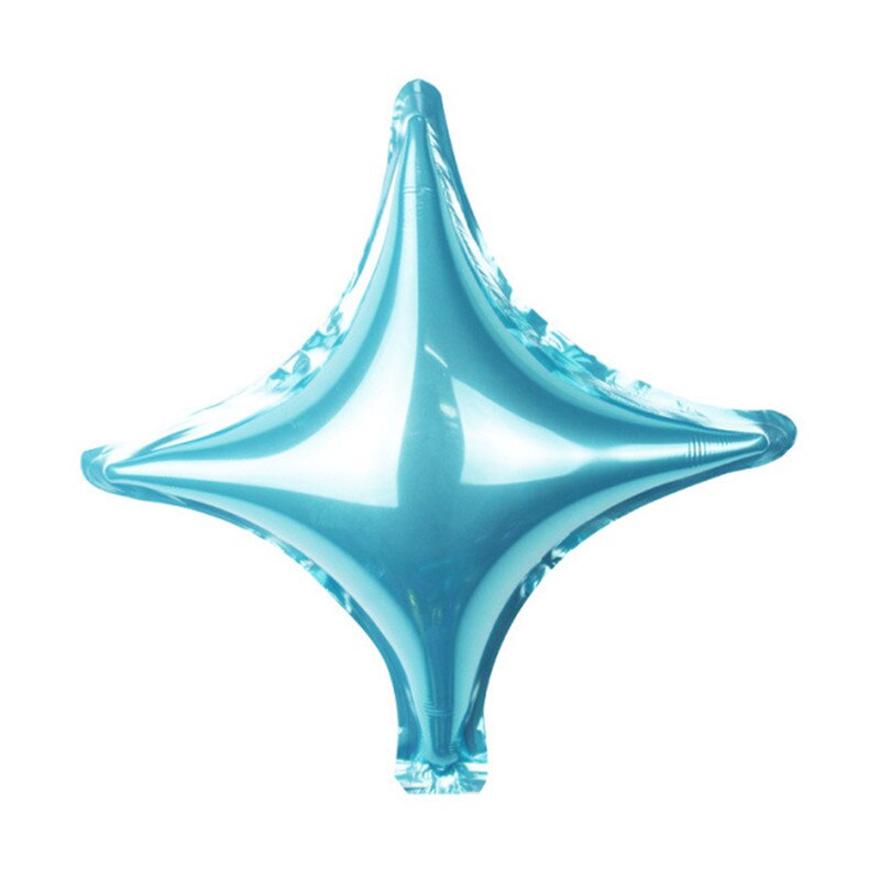 10 cal mały kwadrat gwiazda balon aluminiowy dekoracja urodzinowa z folii aluminiowej gwiazda balon dla dzieci balon z postaciami z kreskówek: BŁĘKITNA