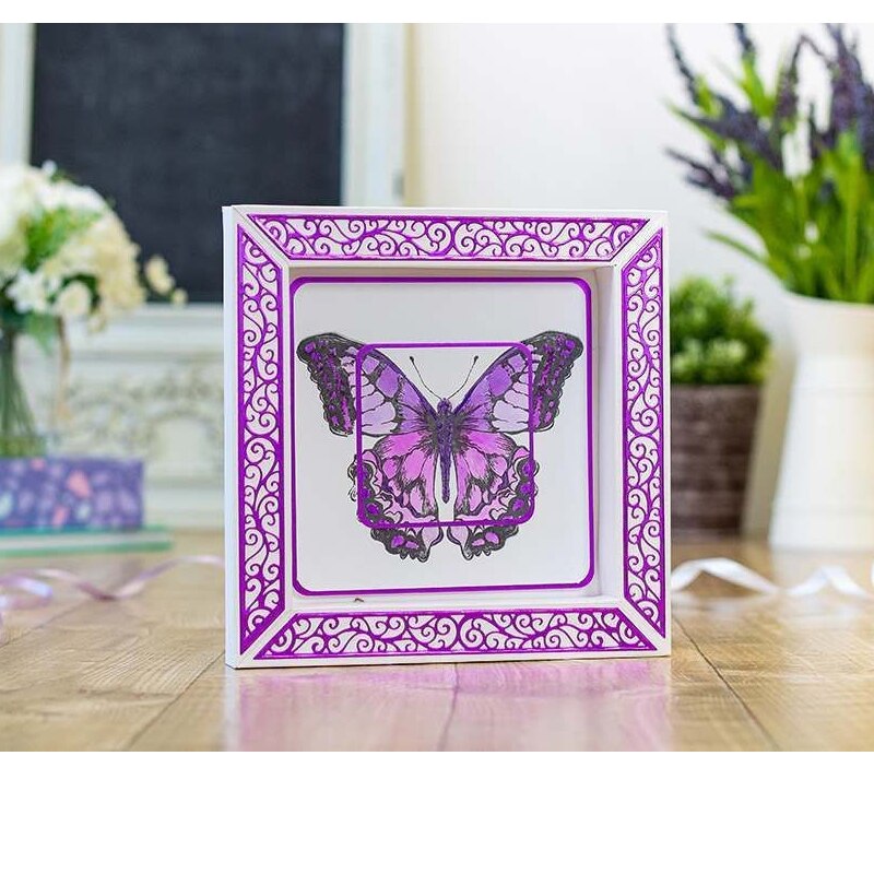 Photo Frame Square Shadow box Metal Cutting Dies Stencil Scrapbook Album Embossing For Card Making Handcrafts Decor