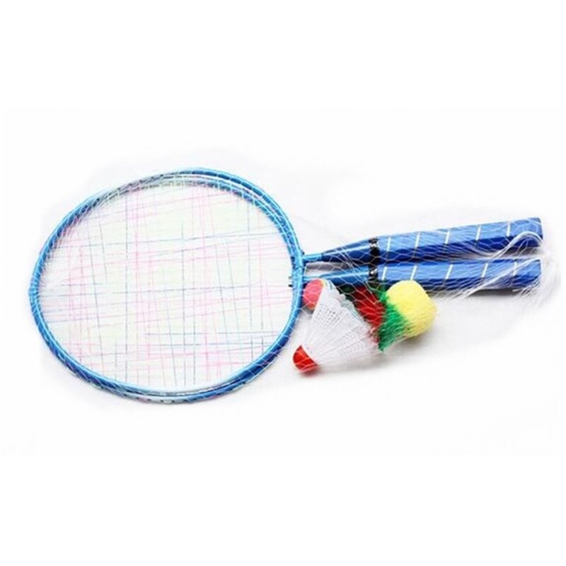 1 Pair Youth Children's Badminton Rackets Sports Cartoon Suit Toy for Children Baby