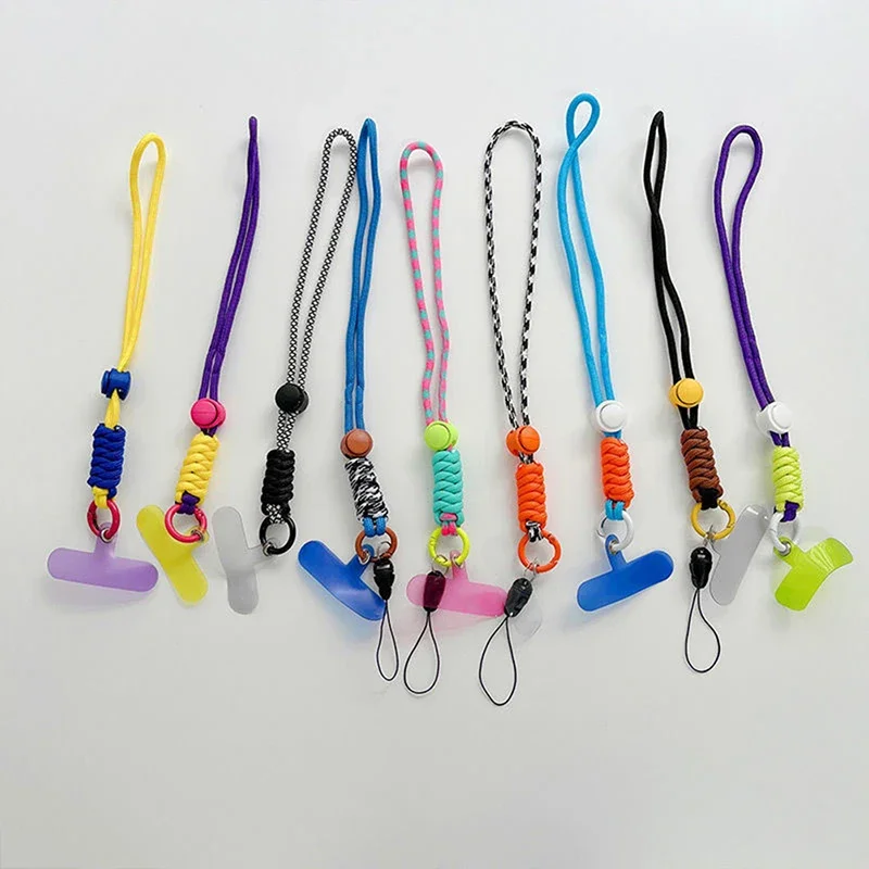 Mobiele telefoonketting Ringkoord voor sleutels met patch Polsbanden Luxe hangend touw Mobiele telefoonhouder Sleutelhanger Telefoonhoesje Lanyard