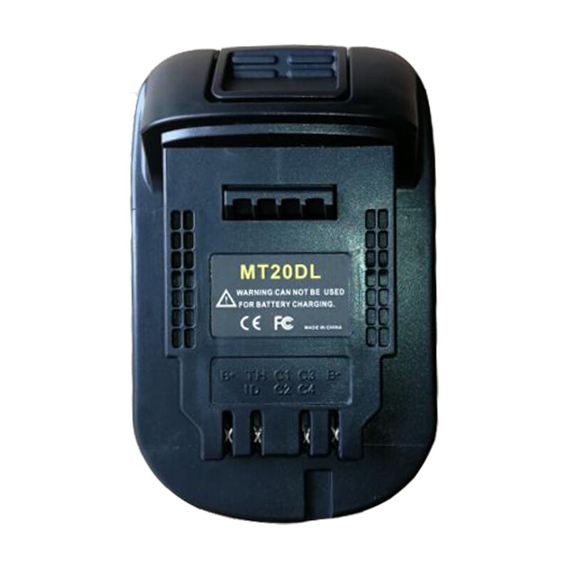 Adapter  mt20dl mt20 bsl  mt20ml mt20mn mt20 rnl mak 1820 brug makita 18v li-ion batteri  bl1830 on milwaukee bosch dewalt ryobi værktøj: Mt20dl