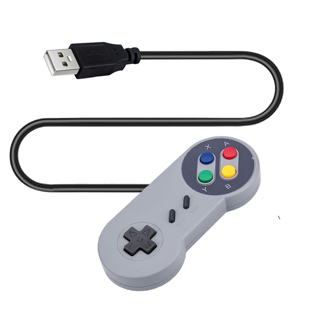 Usb-kontroller spilljoystick gamepad til bringebær pi spillpad til vinduer pc mac datamaskin kontroll joystick gamepad 1 stk