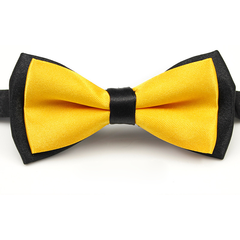 Moño para hombres clásico, esmoquin para de boda, corbata sencilla, lazo de negocios, lazo ajustable de Color sólido, Formal, mariposa, novedad de