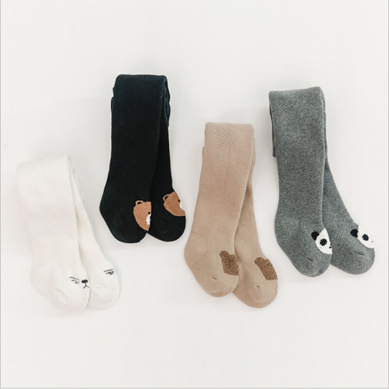 Collants chauds en coton pour bébés de 0 à 6 ans, couleur unie, collection automne hiver