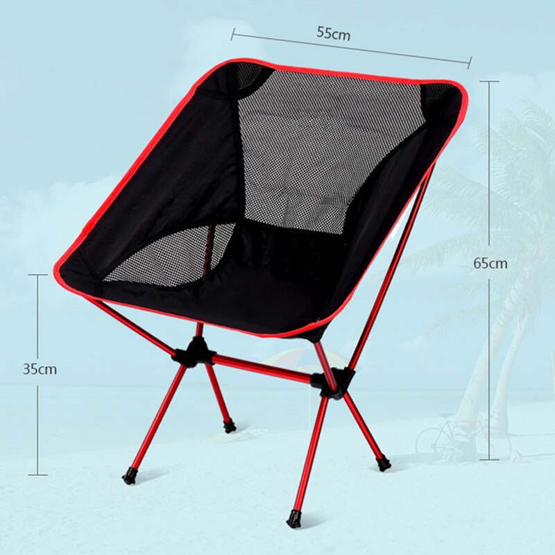 Letvægts naturehike stol udendørs aluminium foldestol bærbar strand fiskeri camping rejse picnic stol