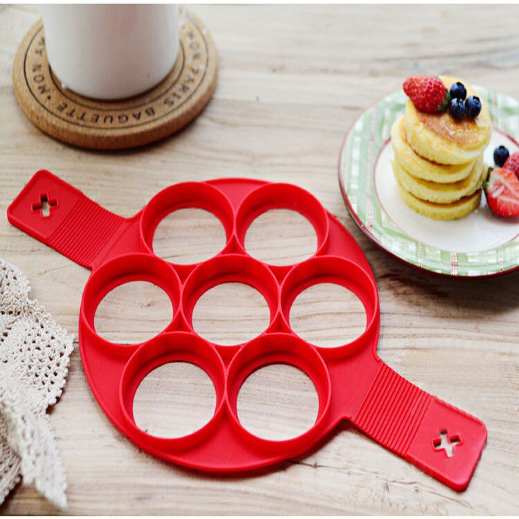 Pancake Maker Nonstick Cooking Tool Round Heart Pancake Maker Egg Cooker Pan Flip Eggs Mold Kitchen Baking Accessories