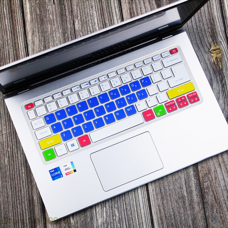 14 Inch Laptop Silicone Keyboard Cover Skin Protector For Acer Swift X SFX14-41G SFX14 41G / Acer Fun S3X Notebook: Candy blue
