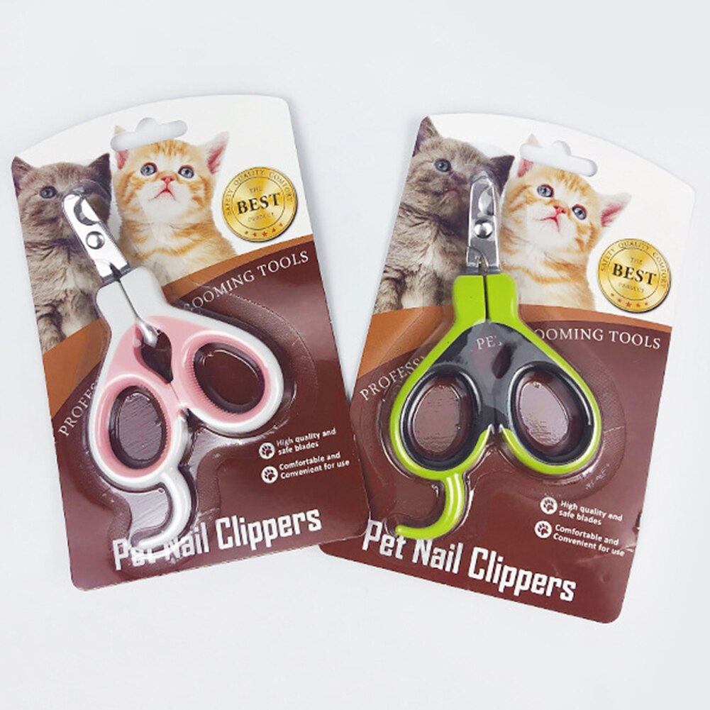 Skötsel katt hund nagelklippare klippare naglar bärbar trimmer sax nagelklippare för hem hundtillbehör
