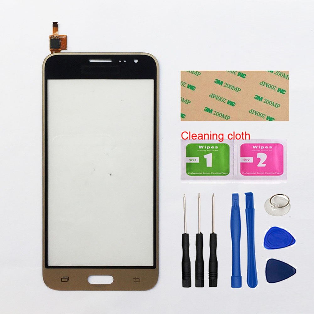 Panel de pantalla de 5,0 &quot;para Samsung Galaxy J3 J320 J320F J320H J320M J320FN, Sensor digitalizador de pantalla táctil, Panel de lente de vidrio táctil: Gold Tools