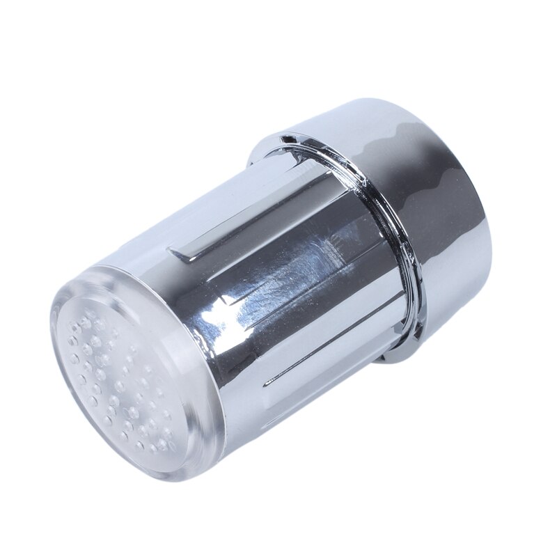Grifo con luz LED que brilla en el agua, 3 colores, Sensor de temperatura