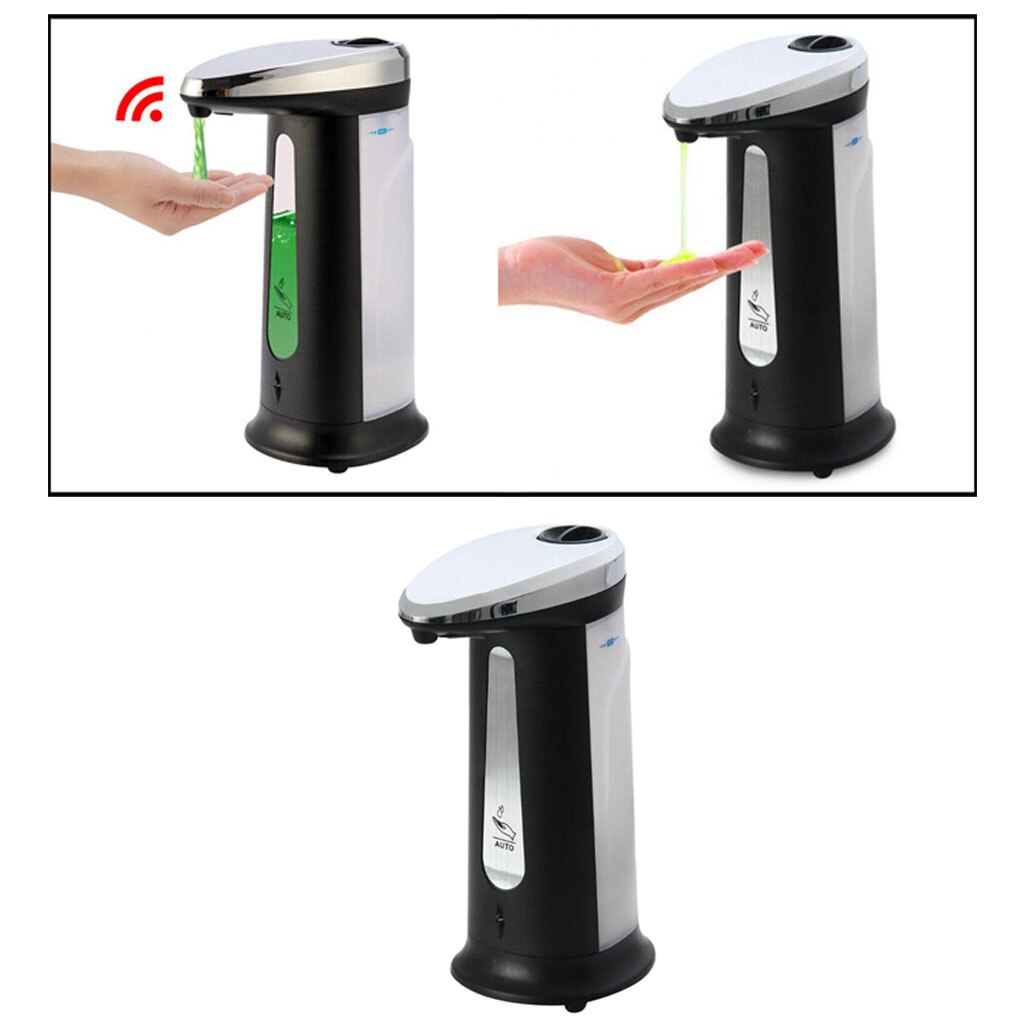Distributeur automatique de savon électrique sans contact de 400ml, dispositif de distribution de savon à piles, pour salle de bains, maison, hôtel, Restaurant
