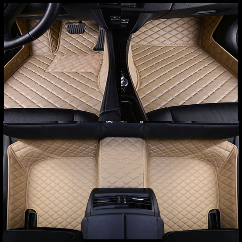 Alfombrillas de coche personalizadas para Volkswagen VW Passat B5 2003-2007 B6 B7 B8 Passat C42 -2023 -2023 accesorios interiores: 4XL / Verde fluorescente