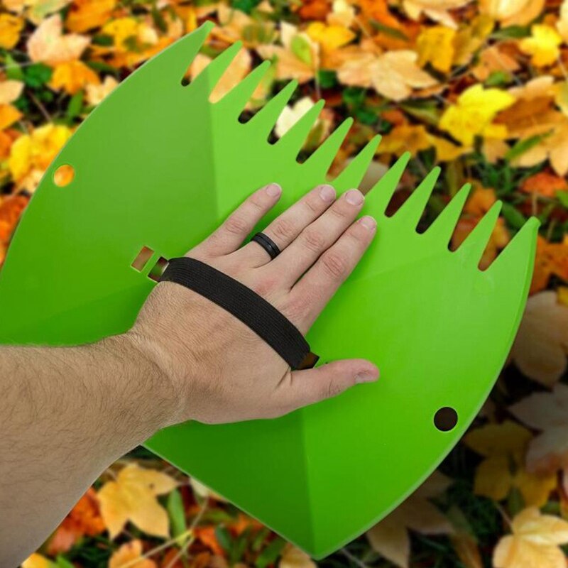 Tuin-Yard Blad Scoops,Plastic Scoop Gr, hand Blad Harken En Blad Collector Voor Tuin Vuilnis Geweldige Tool Set Van 2